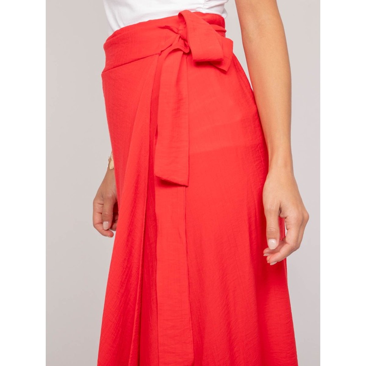 Jupe Longue Xadalys rouge, DONA LISA