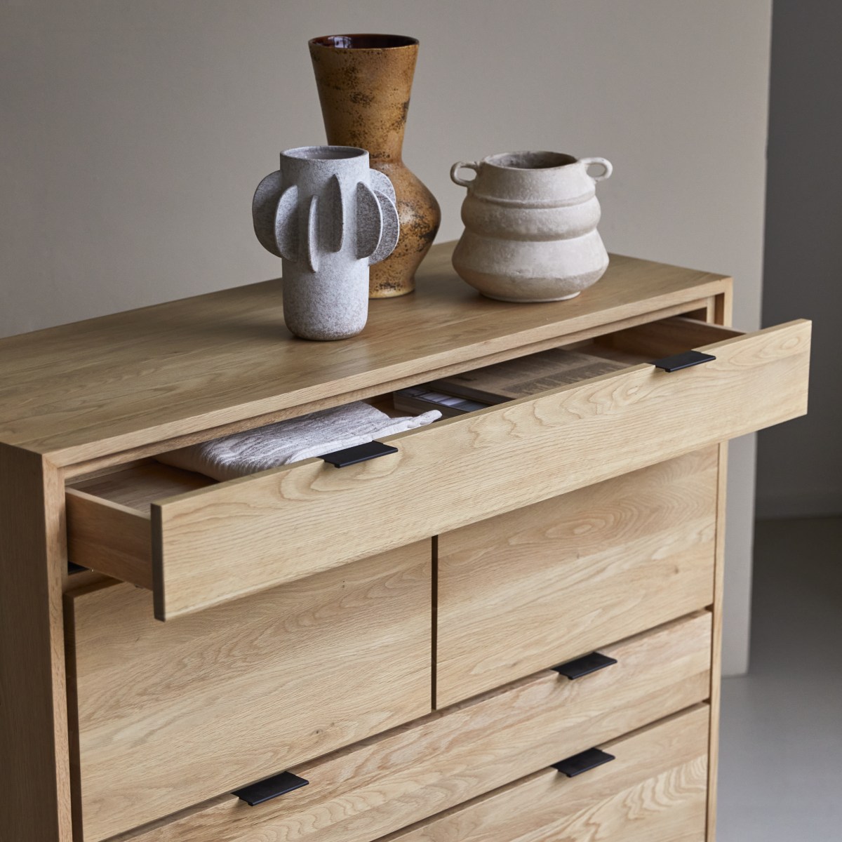 Commode en Chêne massif, SENSON naturel, TIKAMOON