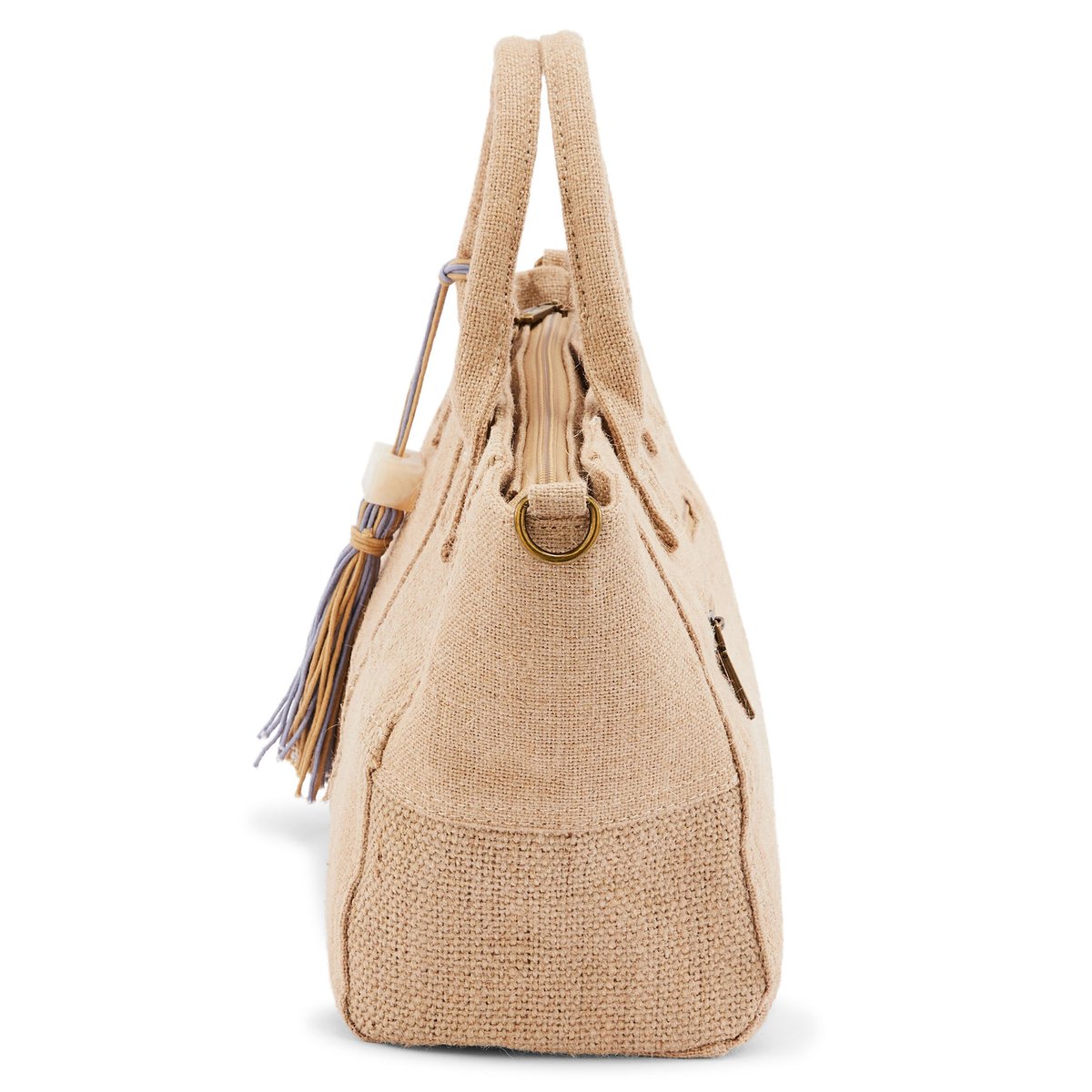 Sac en toile de jute beige, DAXON