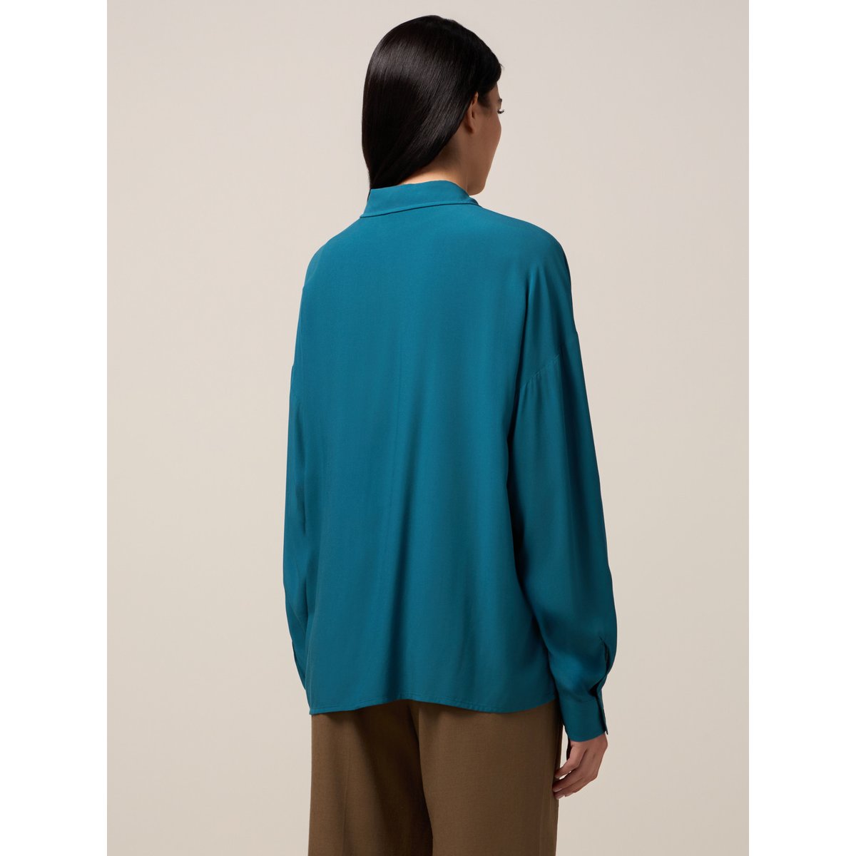 Chemise avec poches petrol blue, OLTRE