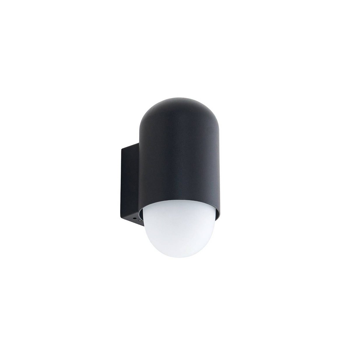 Applique extérieure en aluminium moderne noir, blanc, LINDBY