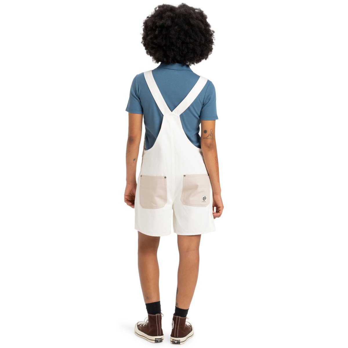 Salopette LYA blanc snow white, QUIKSILVER