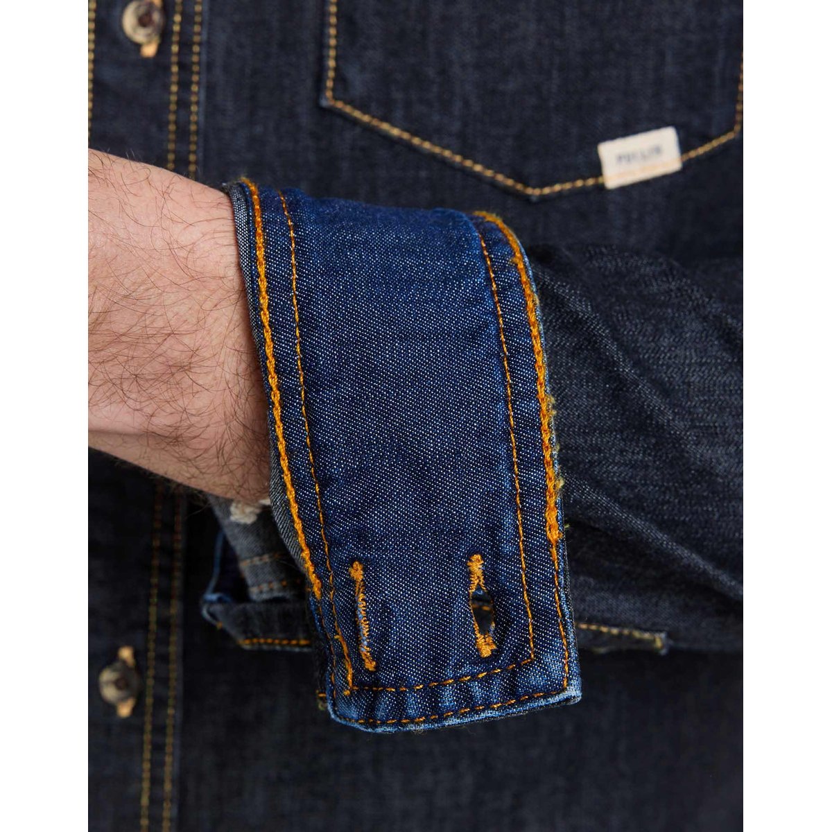CHEMISE DARKBLUE noir, PULLIN