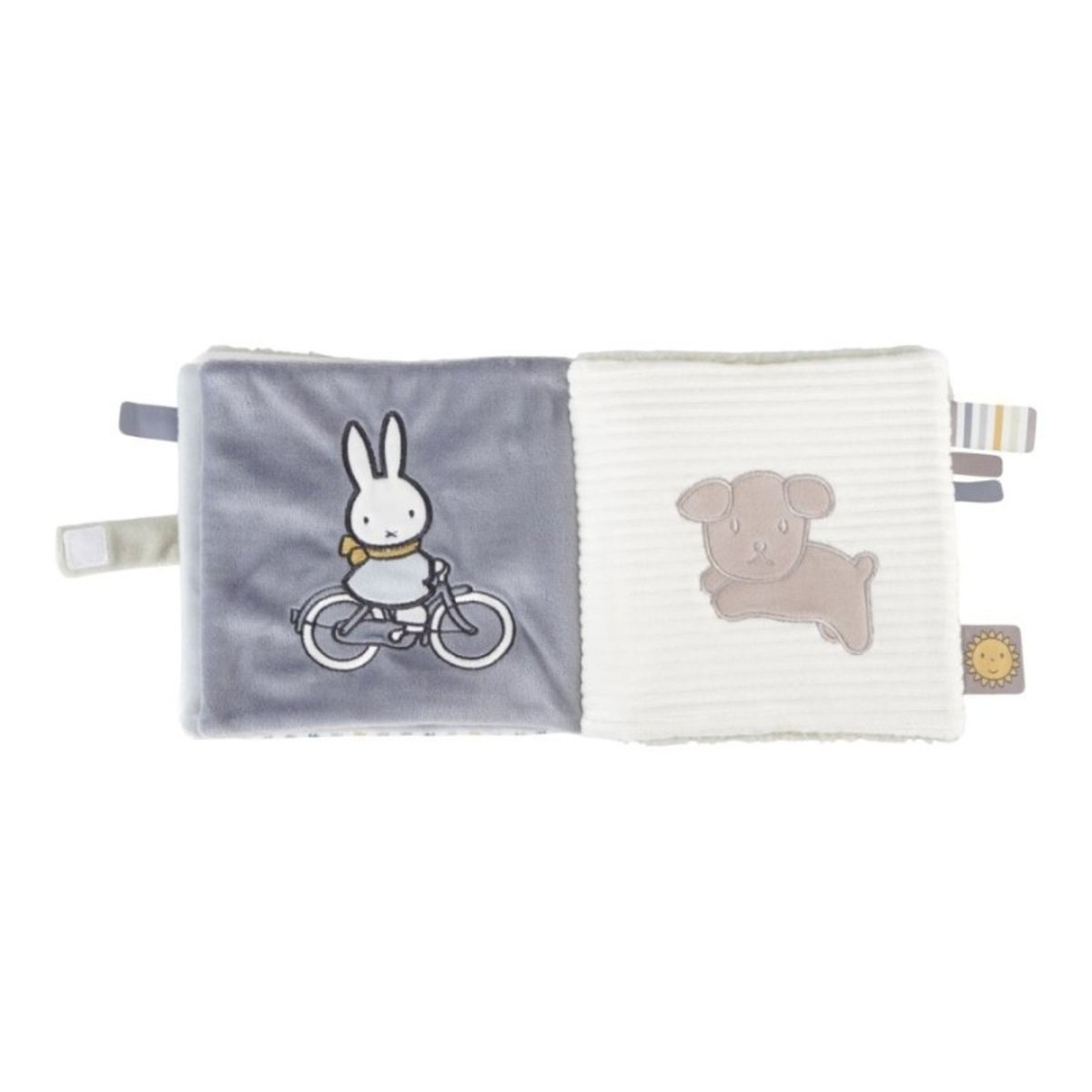Livre d'éveil en tissu Miffy - Fluffy Bleu-Vert vert-bleu, MIFFY