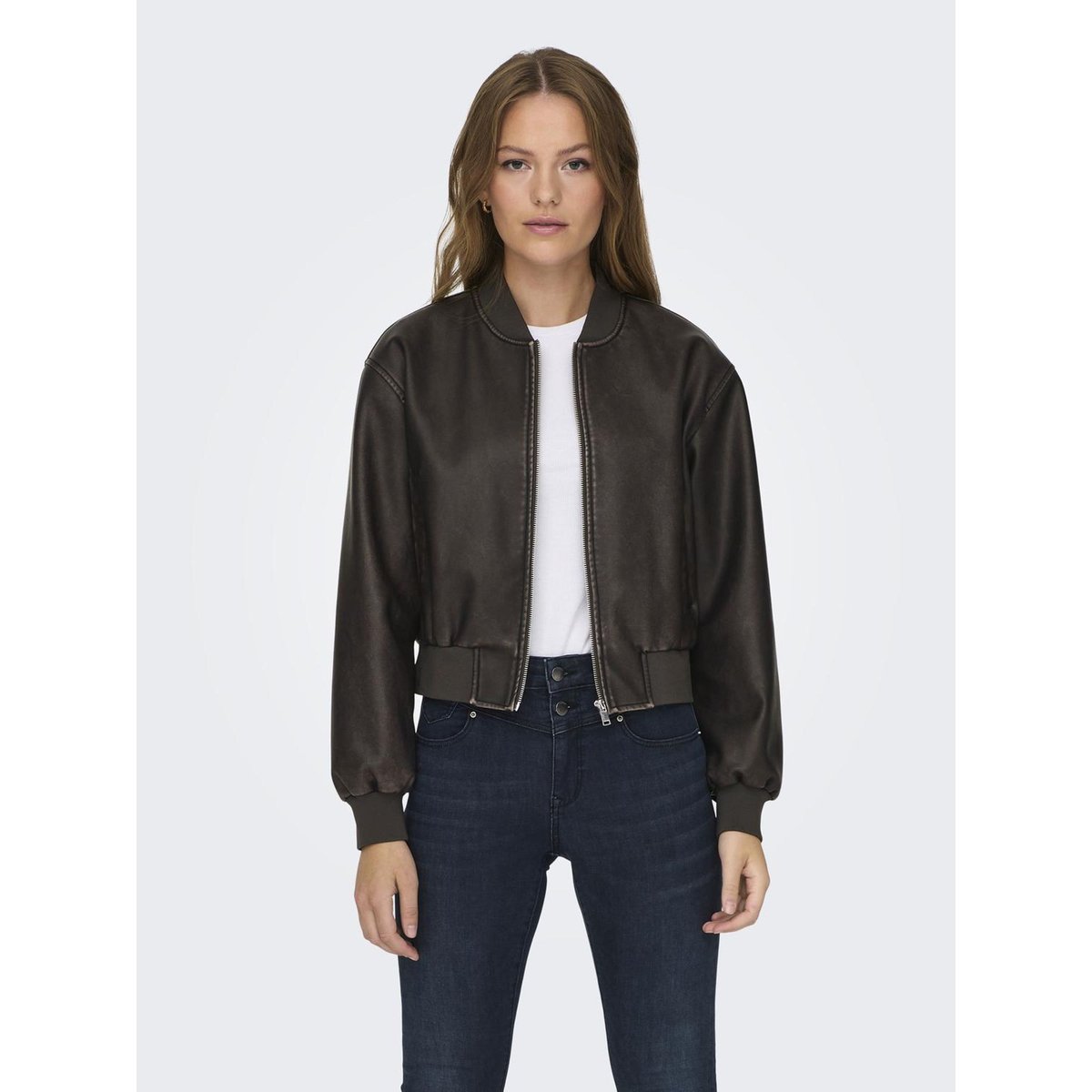 Veste Bomber chocolate brown, ONLY