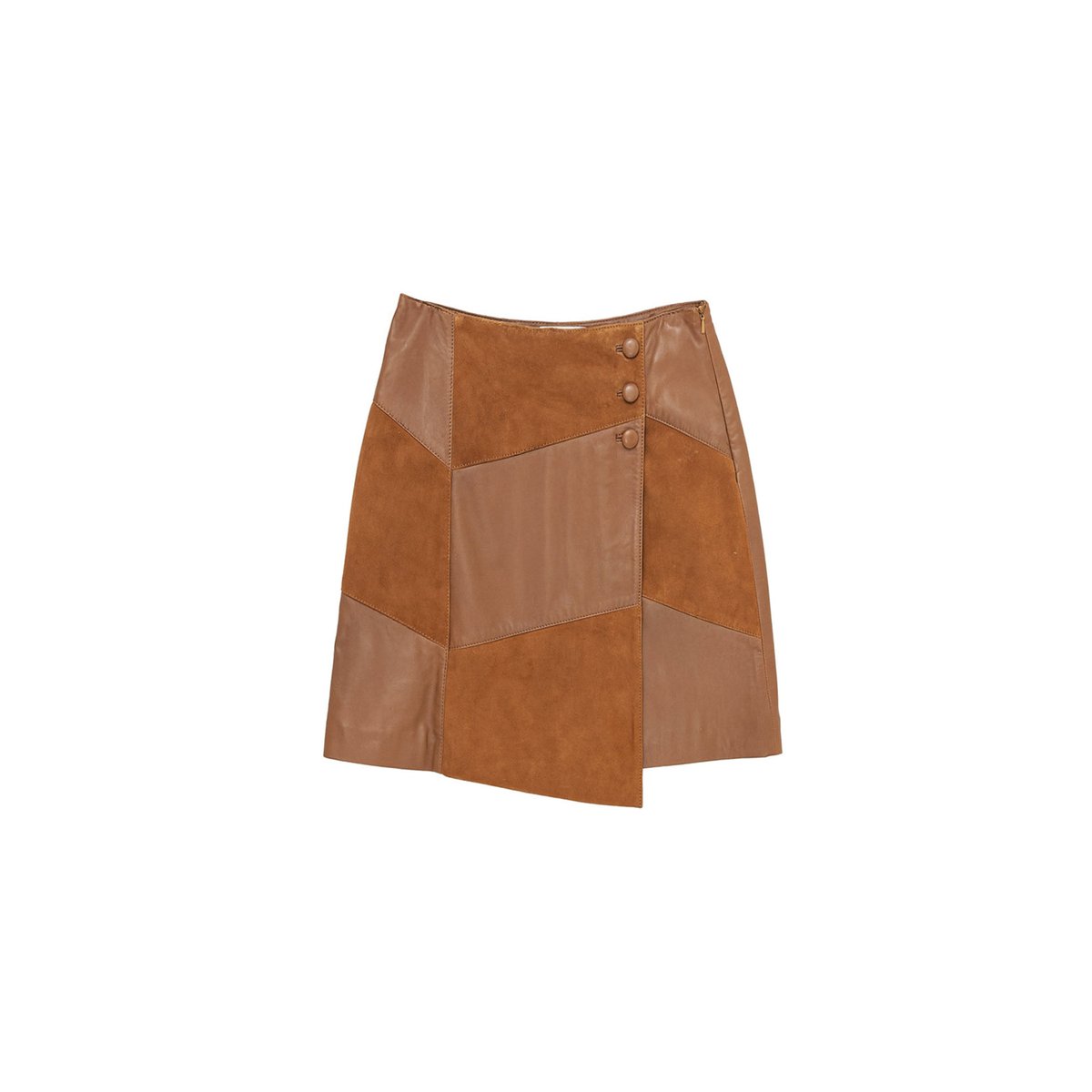 Jupe courte droite uni FLAVY 15-camel, LA PETITE ETOILE