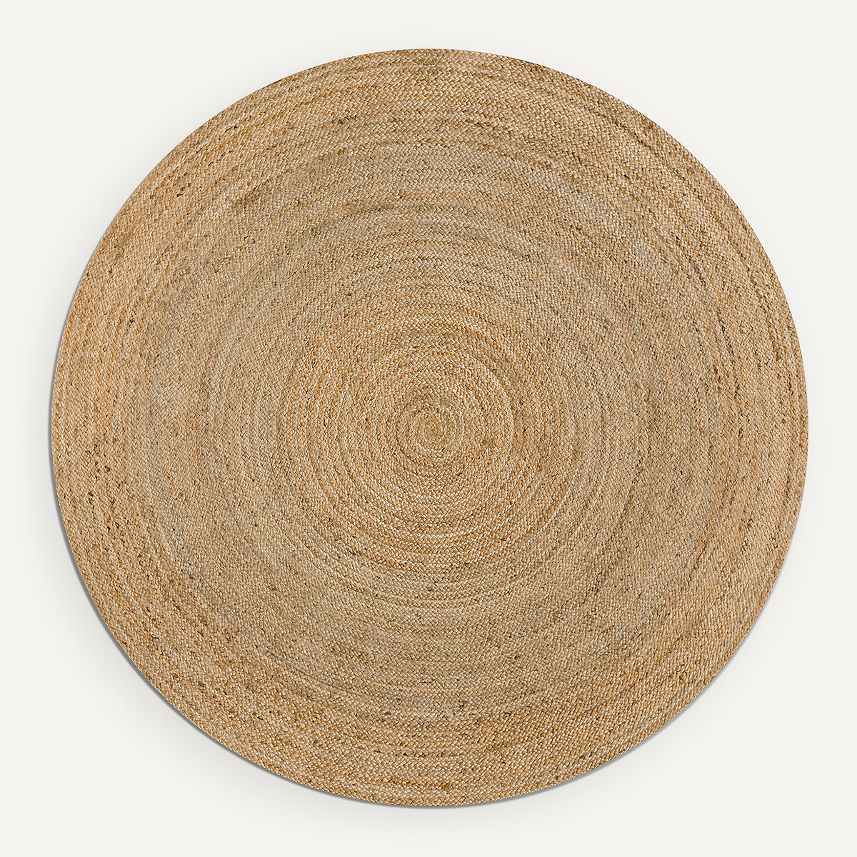 Tapis rond Ø300 cm en jute, tressé main, Hempy naturel, AM.PM