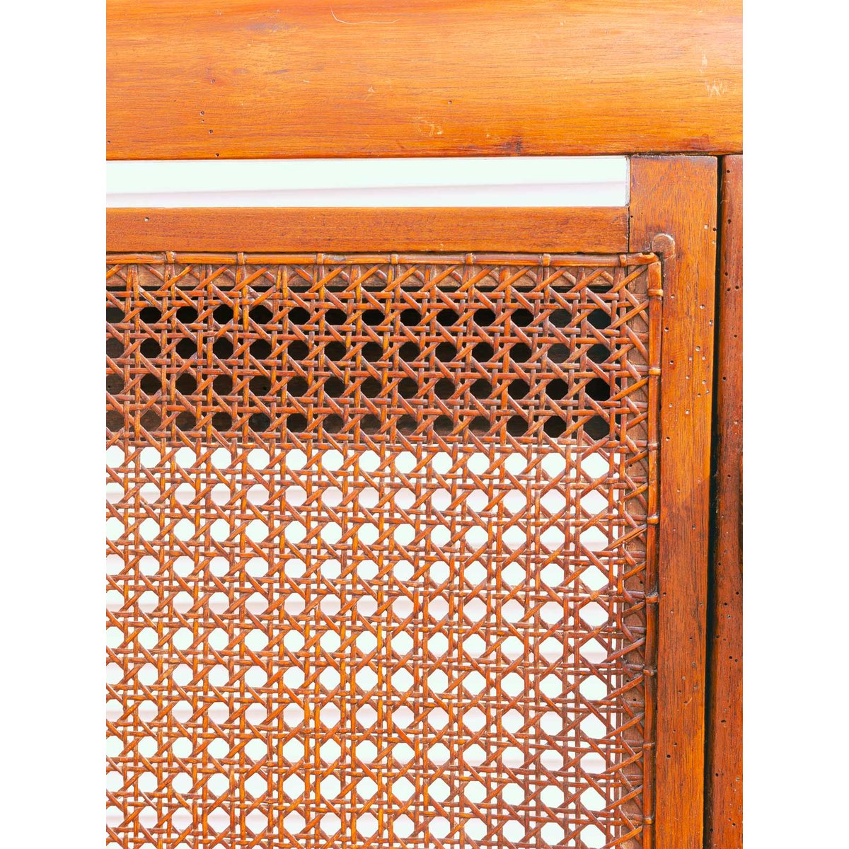 Fauteuil en bois et cannage Ernest N°1559 - Bon état bois clair, DEBONGOUT