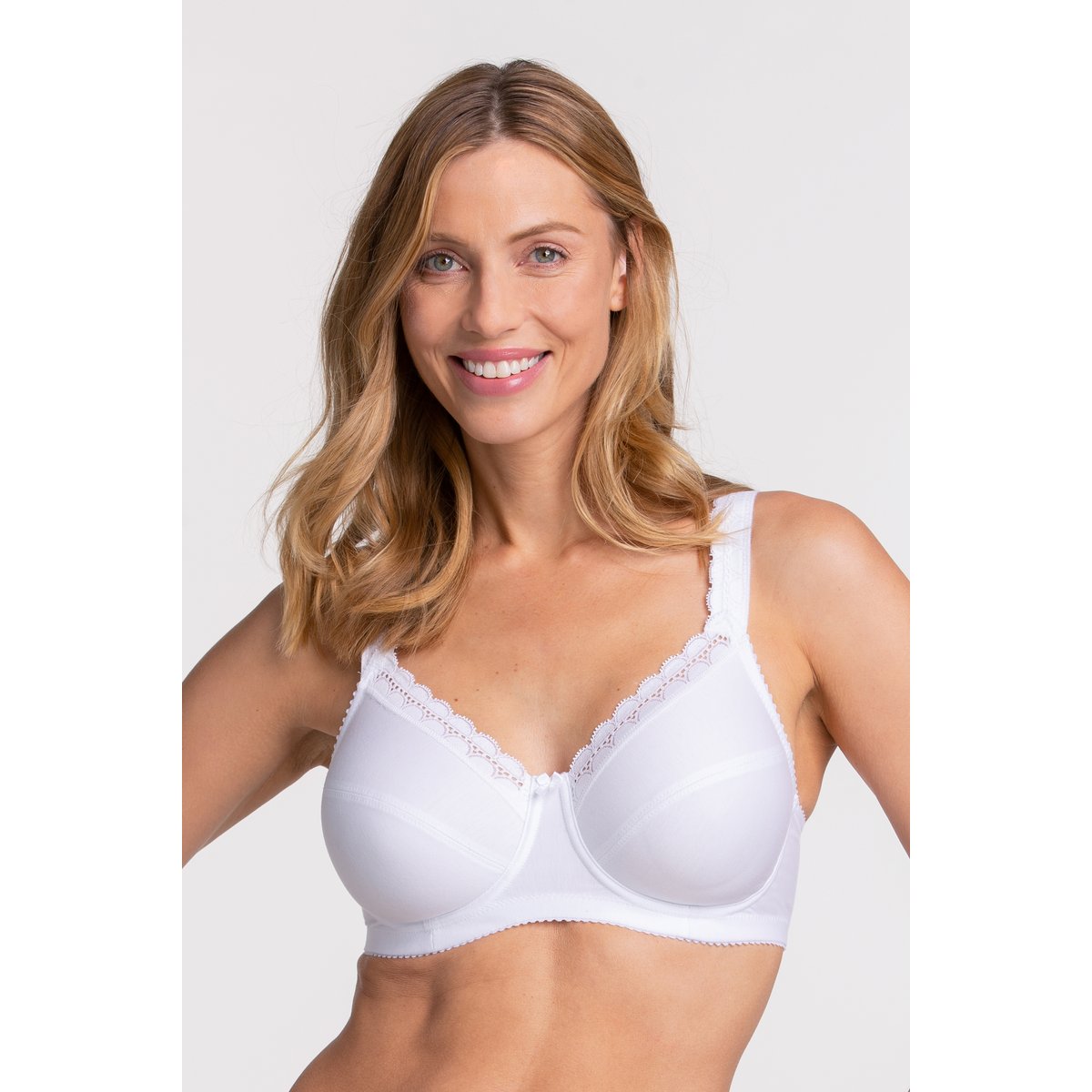 Soutien-gorge emboîtant Cotton Comfort blanc, MISS MARY OF SWEDEN