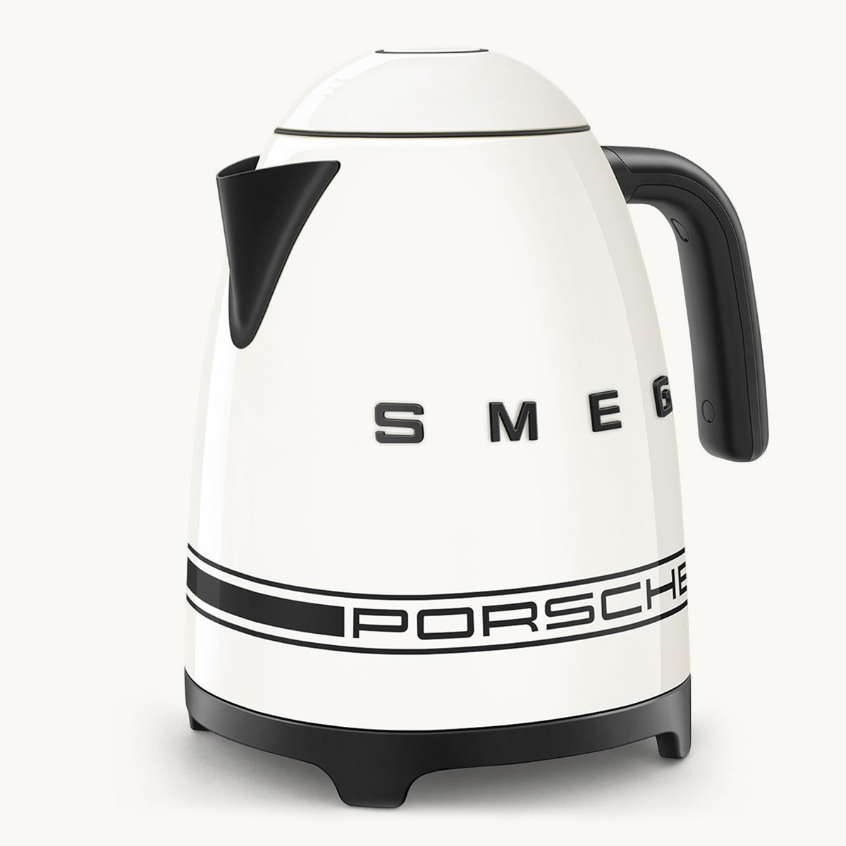 Bouilloire électrique 1,7 litre KLF03 blanc carrara brillant, SMEG
