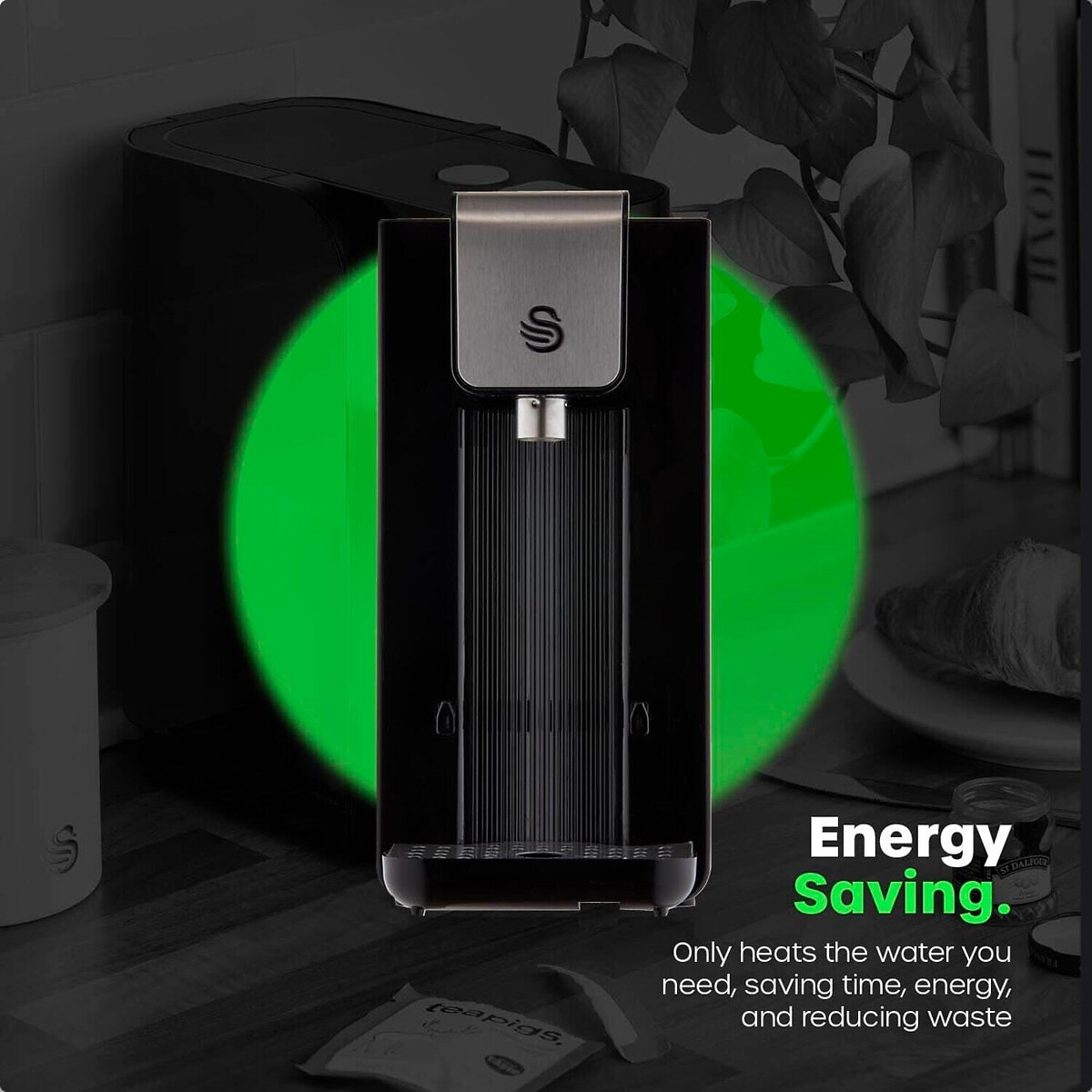 2.5L Hot Water Dispenser - SWD1001 black, SWAN
