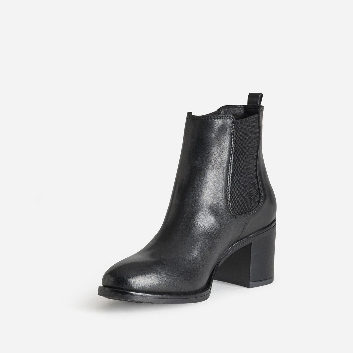 Boots À Talon en cuir NEKKARI noir, ERAM