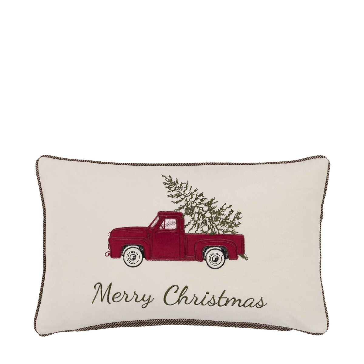 Vintage Embroidered Car Cushion natural, ÉDITÉ