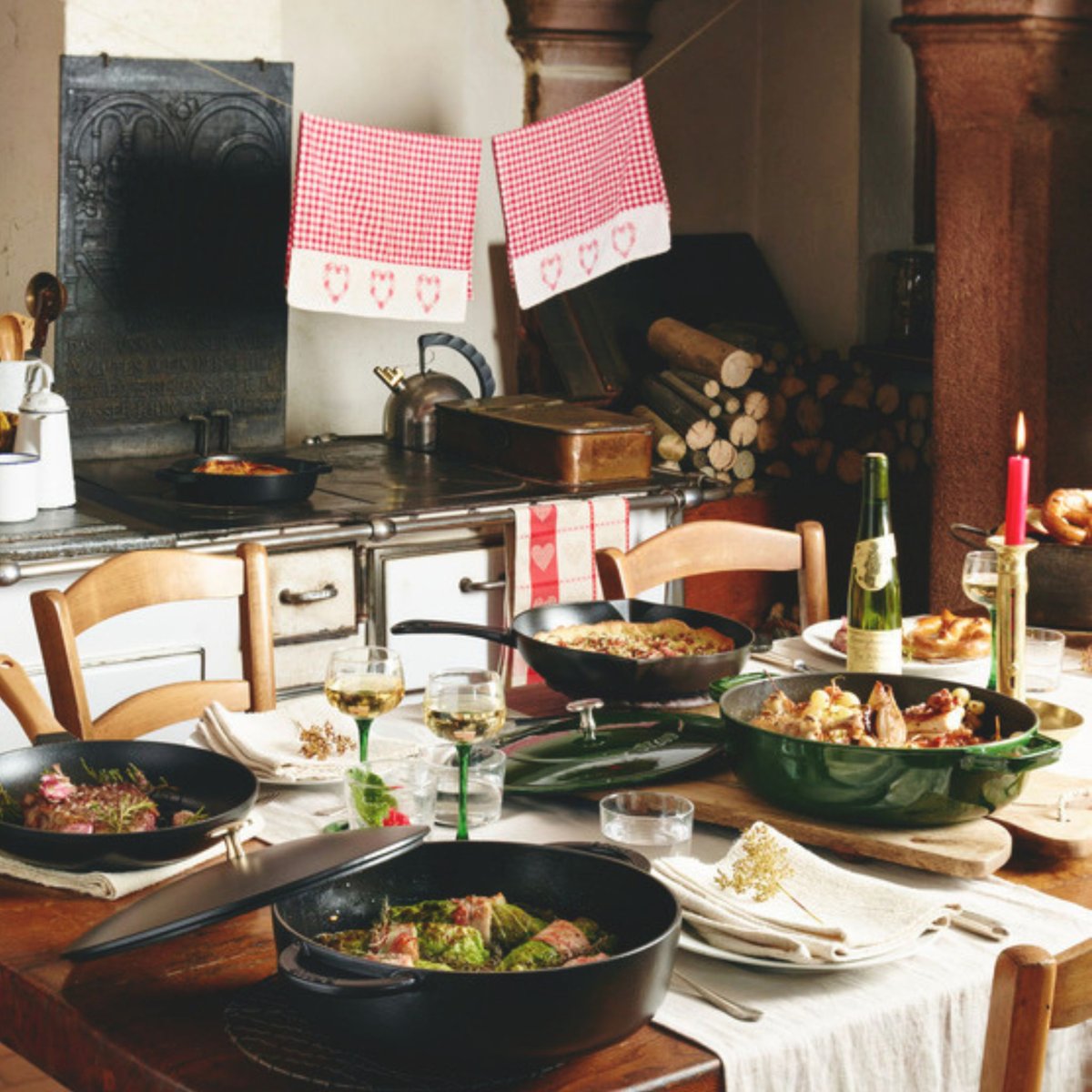 Poêle 26 cm, Fonte noir, STAUB