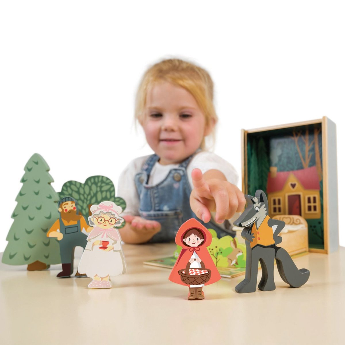 Coffret Le Petit Chaperon Rouge multicolore, TENDER LEAF TOYS