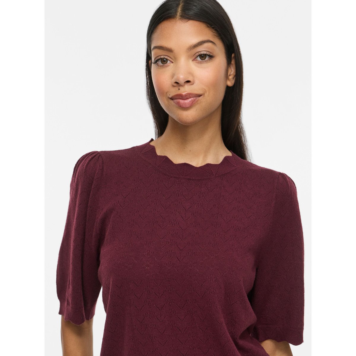 Top En Maille rouge - port royale1, VILA