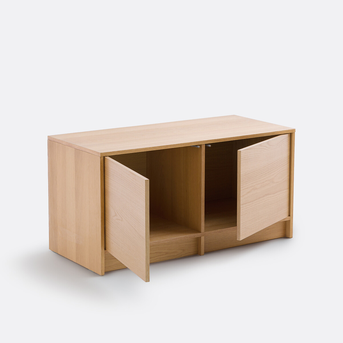 Credenza bassa modulare impiallacciata rovere, 2 ante Senssia color quercia, LA REDOUTE INTERIEURS