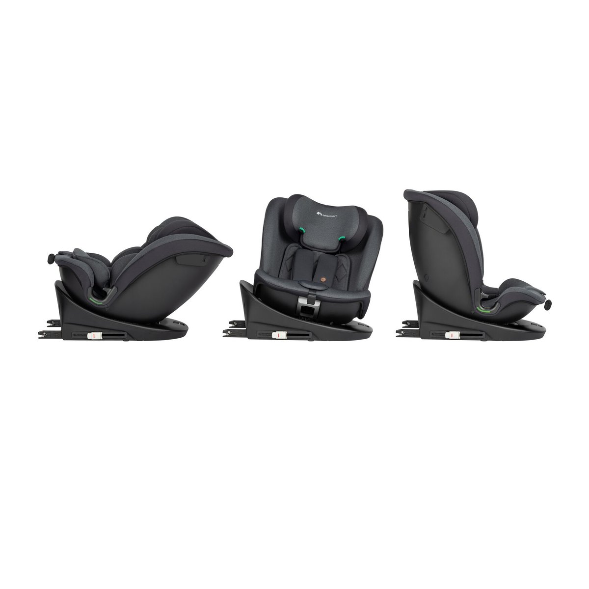 Siège auto évolutif pivotant EvoluFix 360 i-Size noir teinté, BEBECONFORT