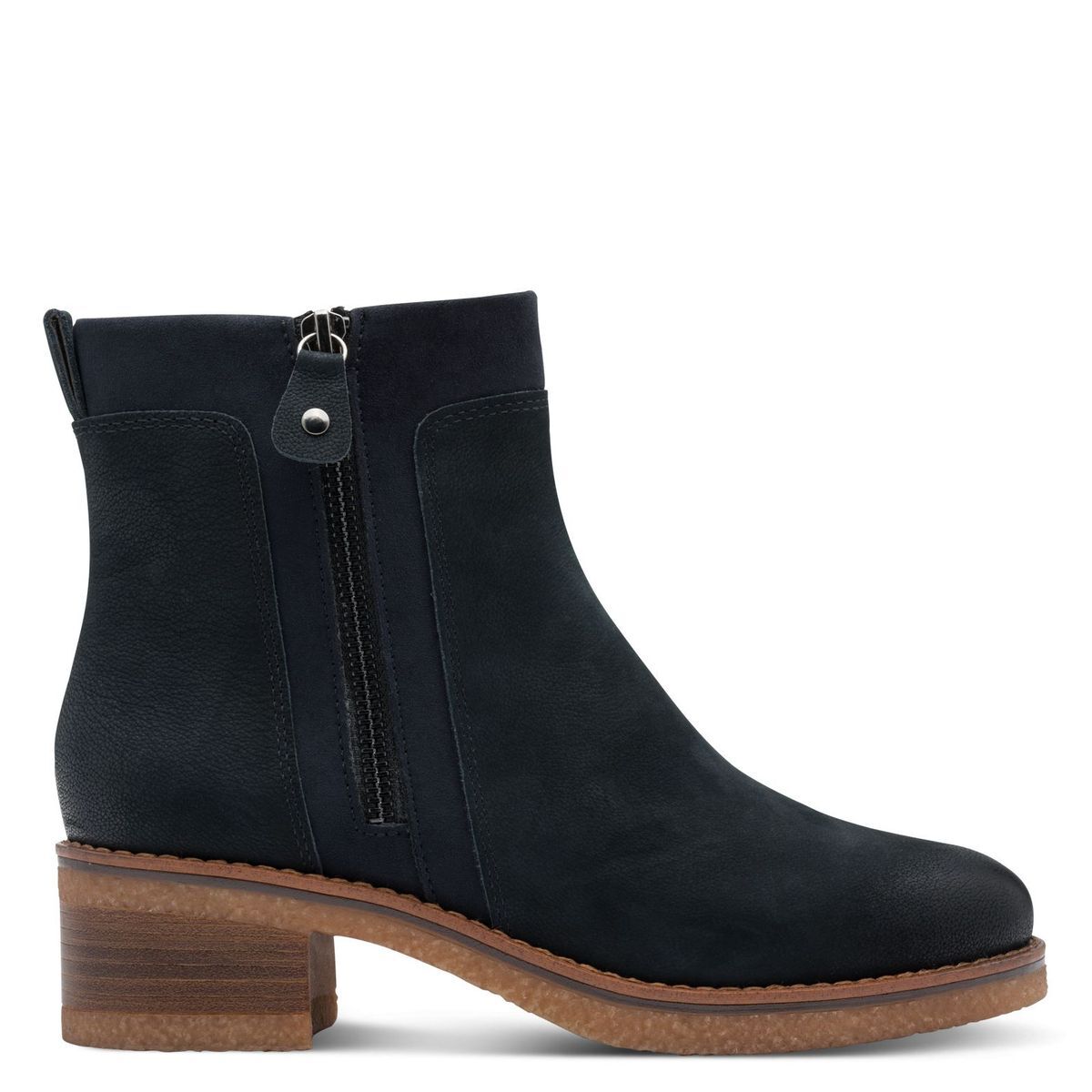 Bottine talon bloc bleu marine, MARCO TOZZI
