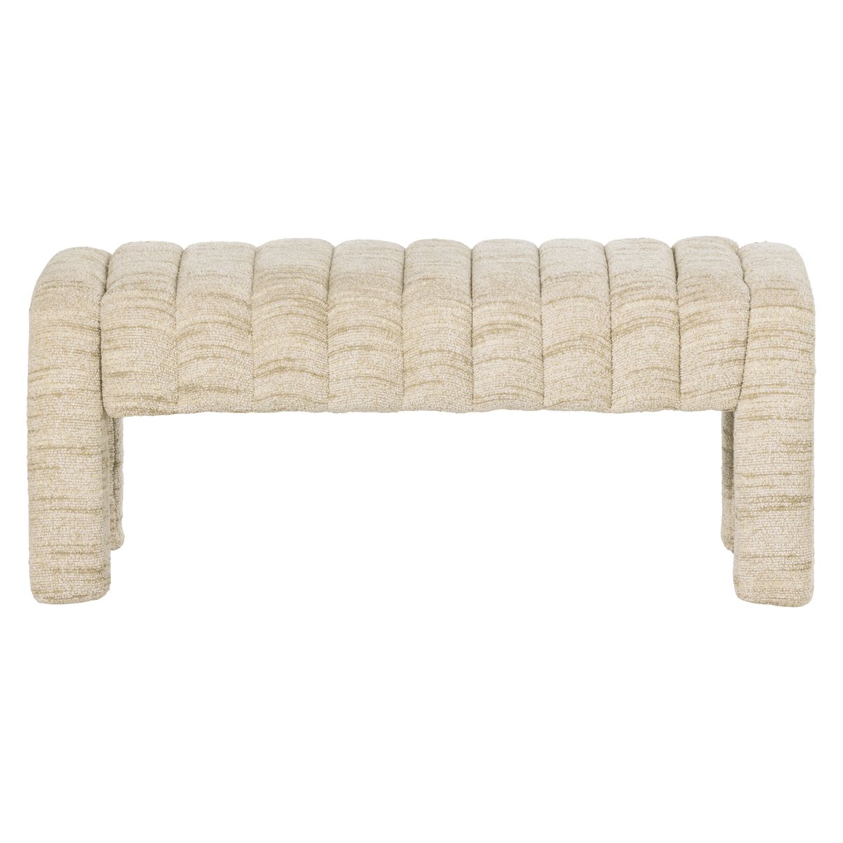 Banc en bouclé FREX naturel, WOOOD