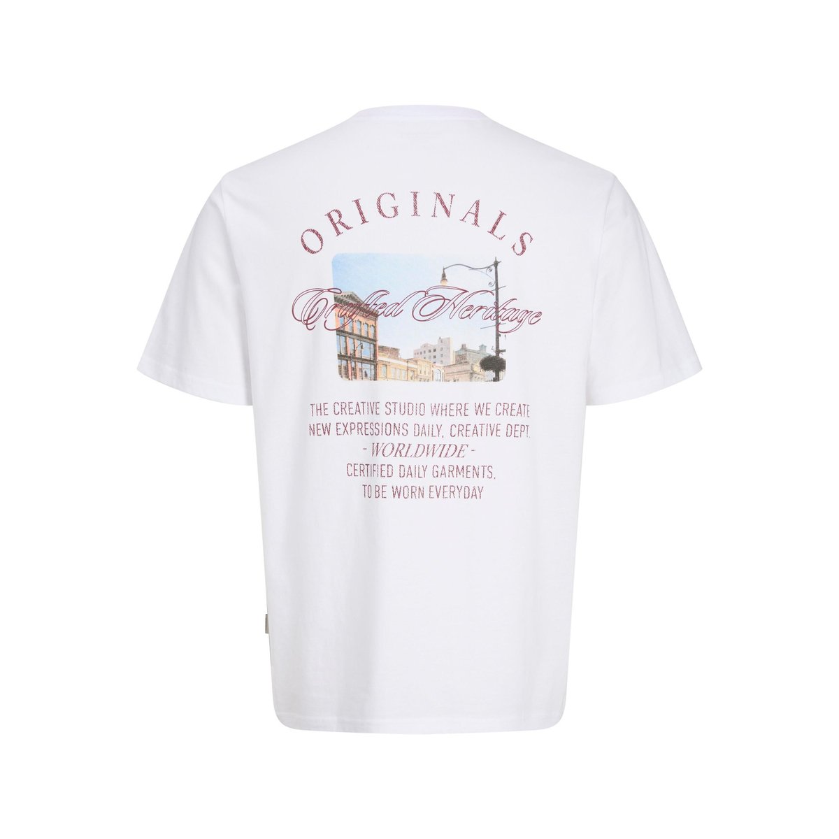 T-Shirt bright white, JACK & JONES