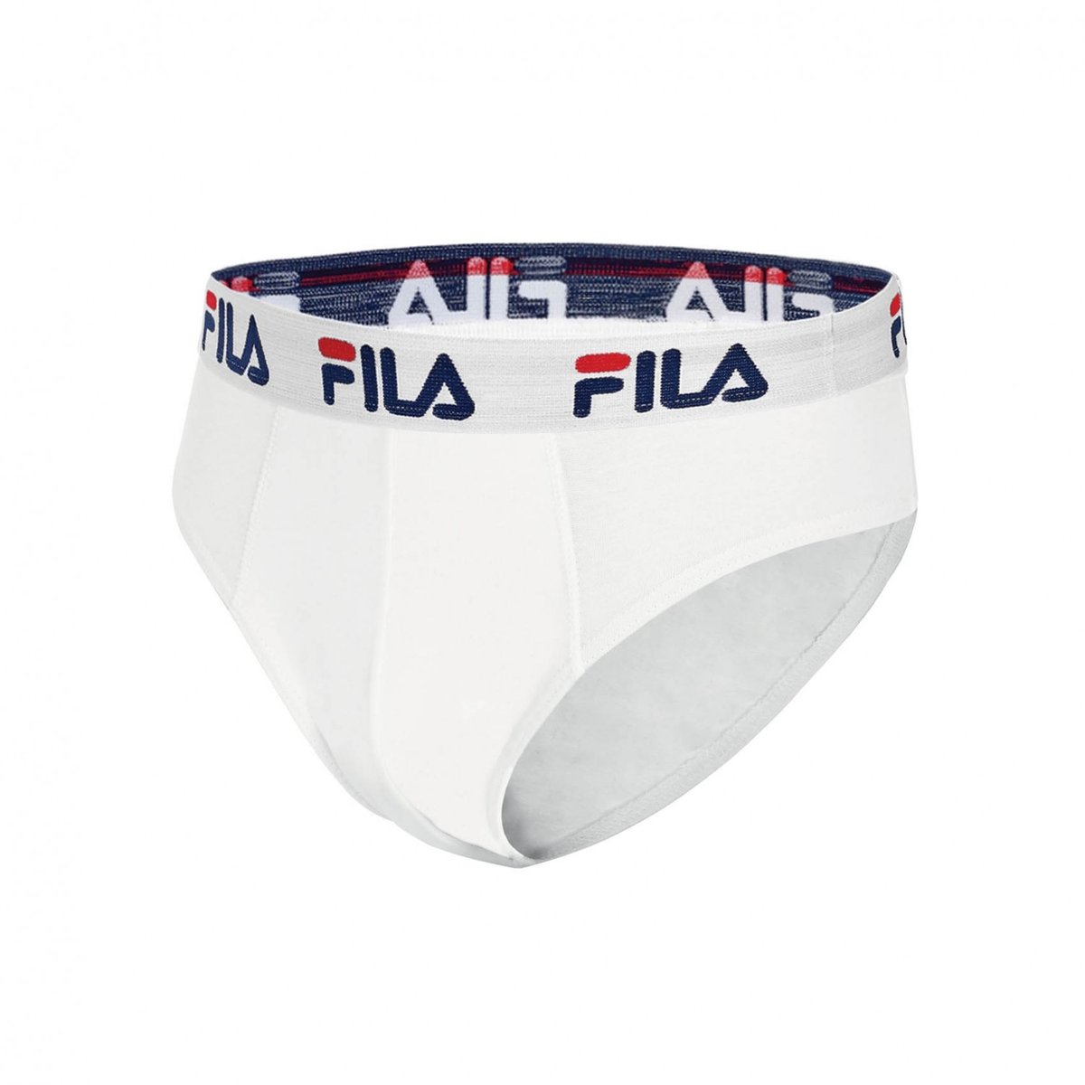 Lot De 4 Slips Coton Fu5015 bleu marine/noir/blanc/gris, FILA
