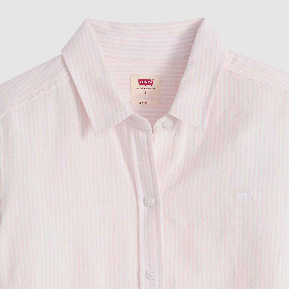 The Classic BW Shirt with Long Sleeves pale pink, LEVI'S