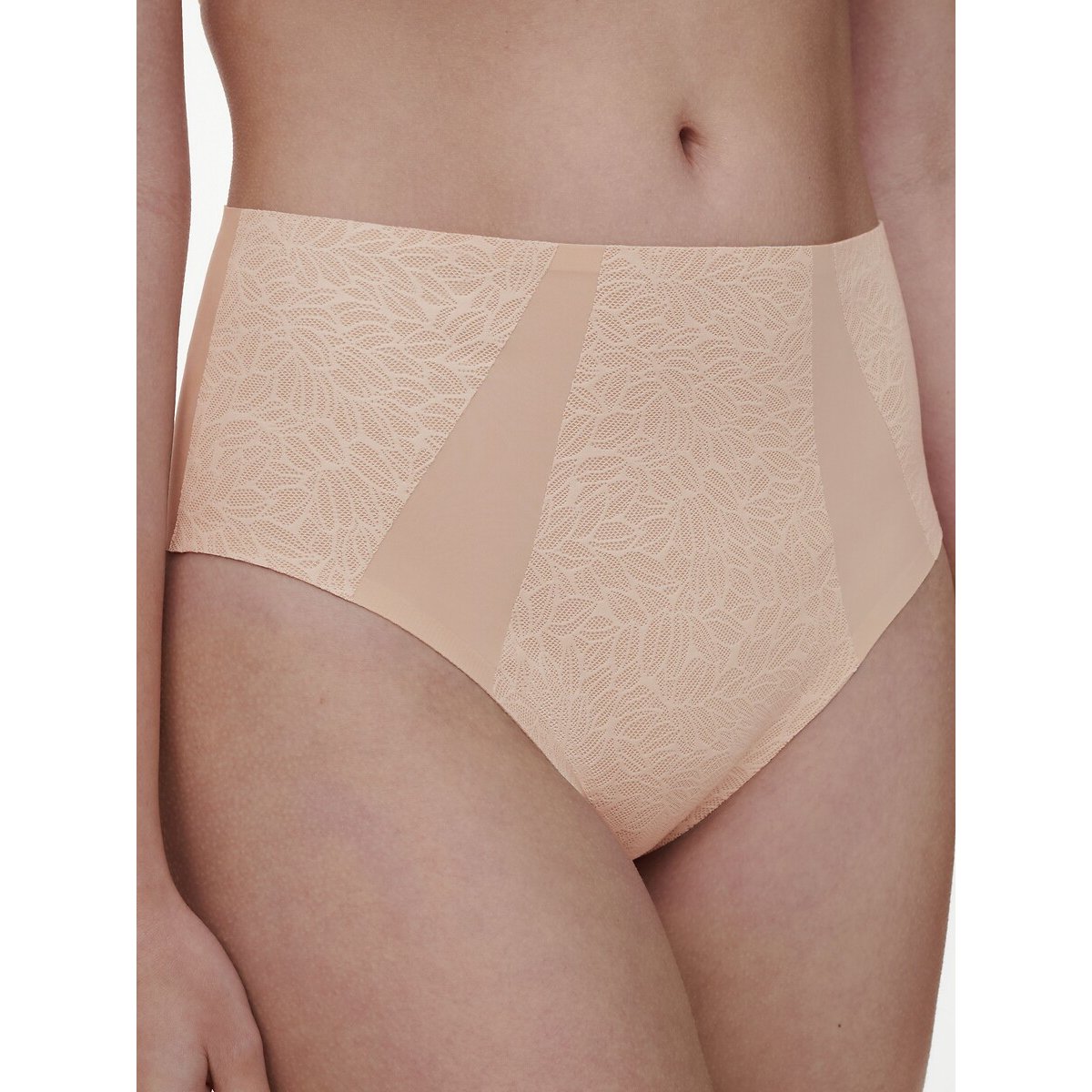 Slip mit hoher Taille PURE LACE beige, CHANTELLE