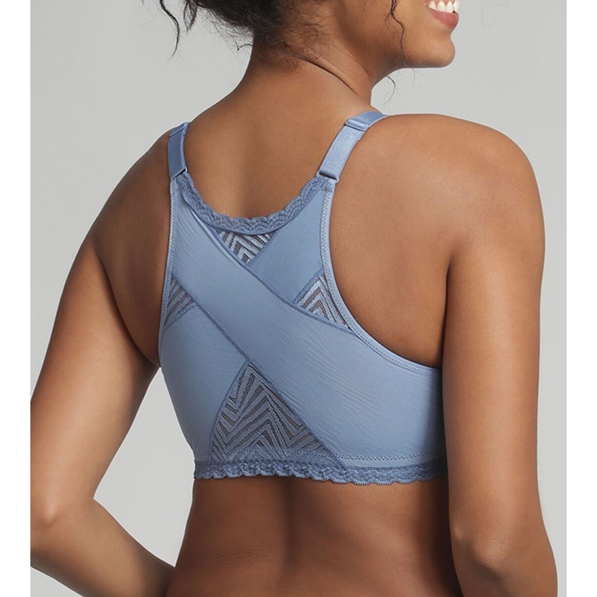 Soutien-gorge spécial dos Ideal Posture bleu océan, PLAYTEX