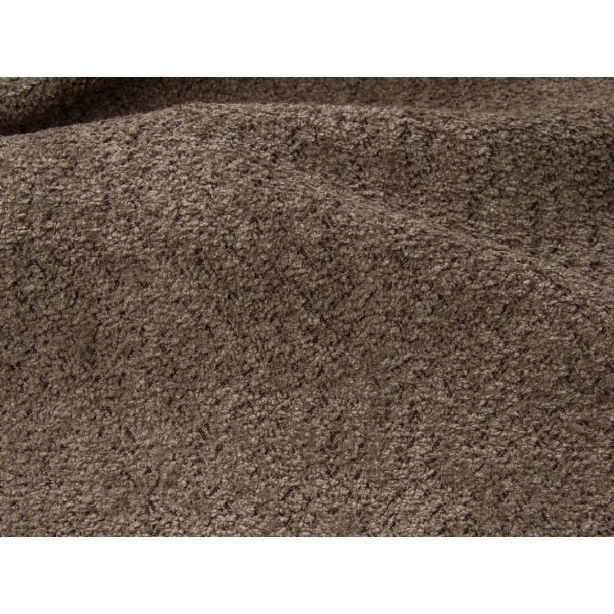 Lit revêtement tissu bouclette, CELINA marron, BOBOCHIC