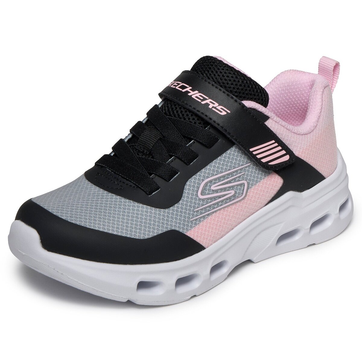 Baskets Glide-Step Drift rose/gris/noir, SKECHERS