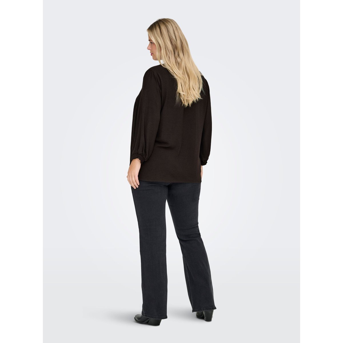Blouse black coffee 1, ONLY CARMAKOMA