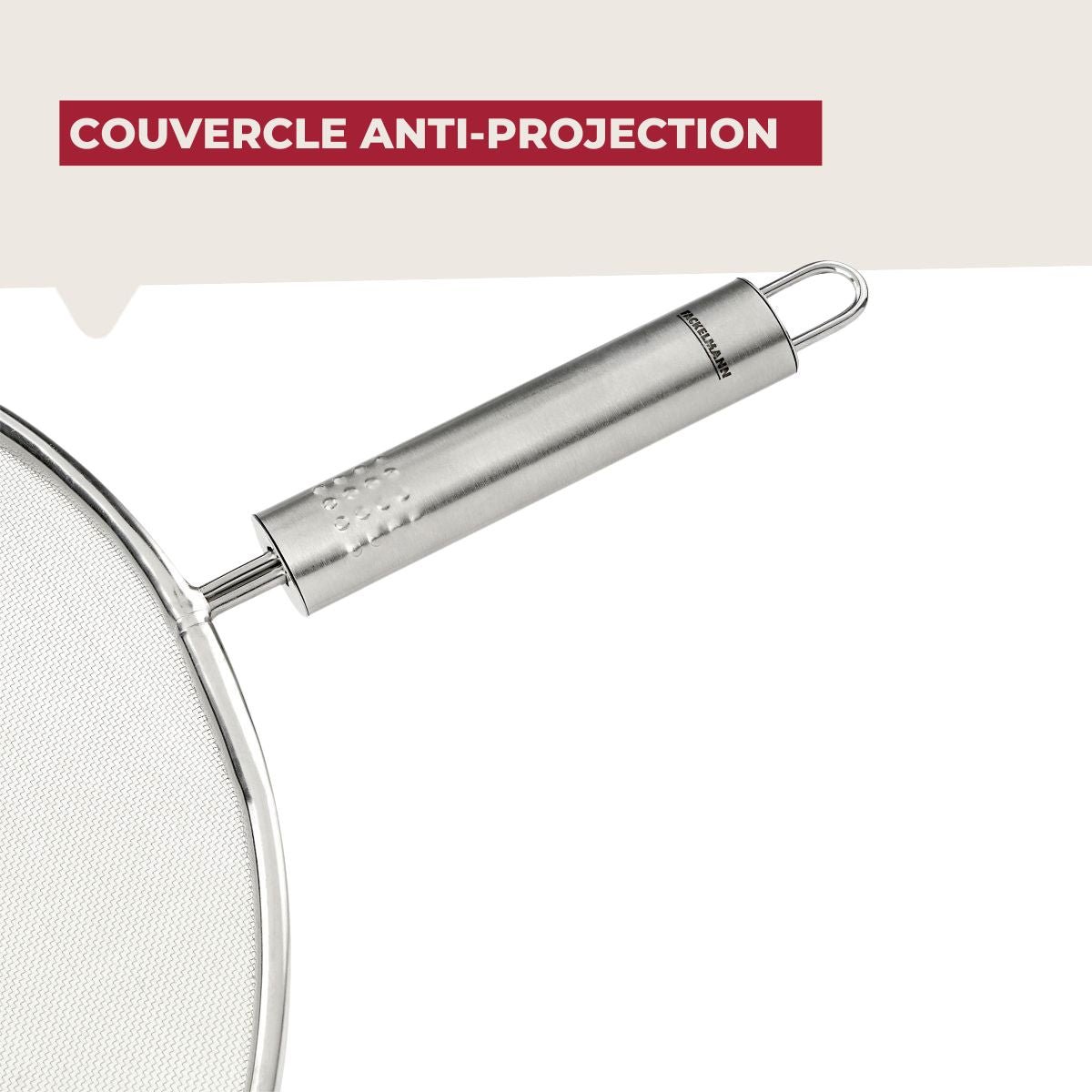 Set de 2 couvercles de cuisine 29/ avec 2 ustensiles BASIC gris, FACKELMANN