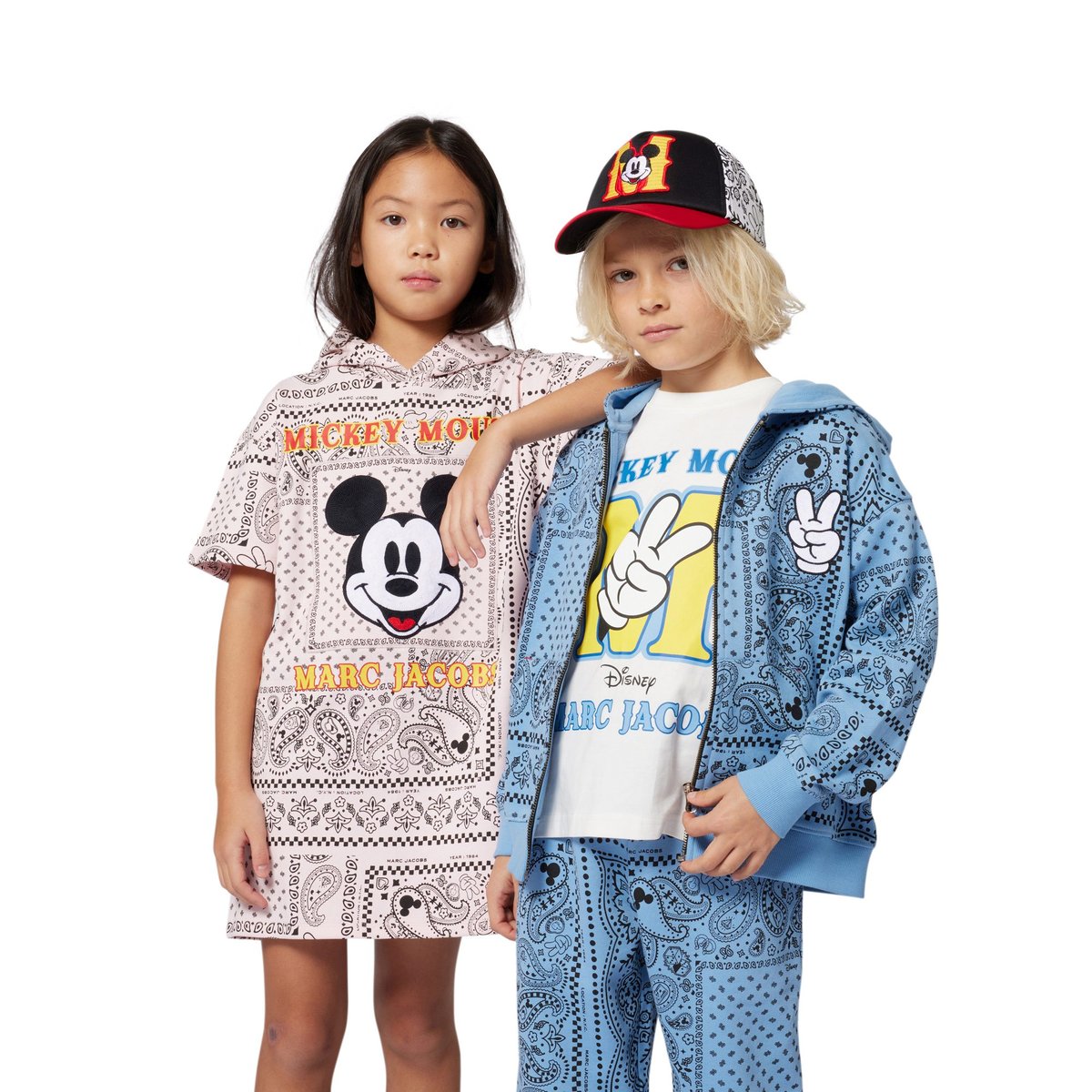 T-shirt en jersey de coton ivoire pastel, MARC JACOBS
