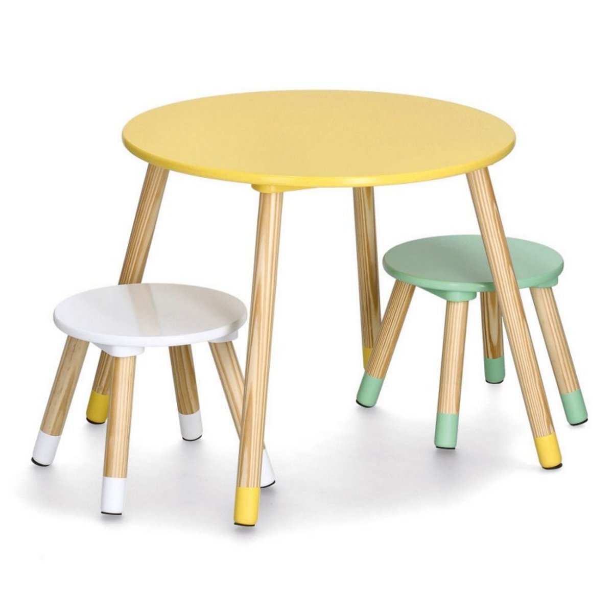 Petite table enfants 2 petites chaises jaune, ZELLER PRESENT