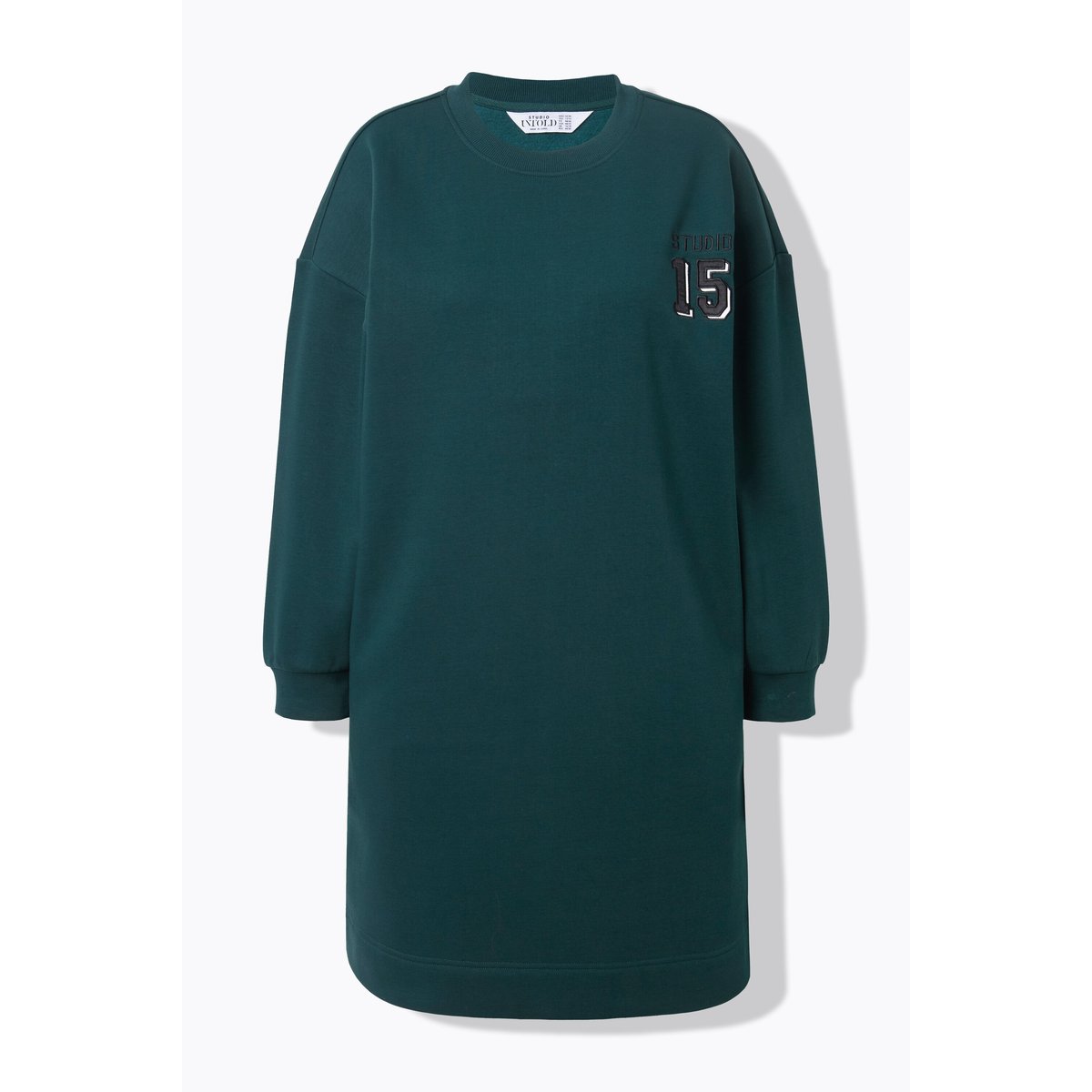 Robe midi en molleton oversize vert minuit, STUDIO UNTOLD