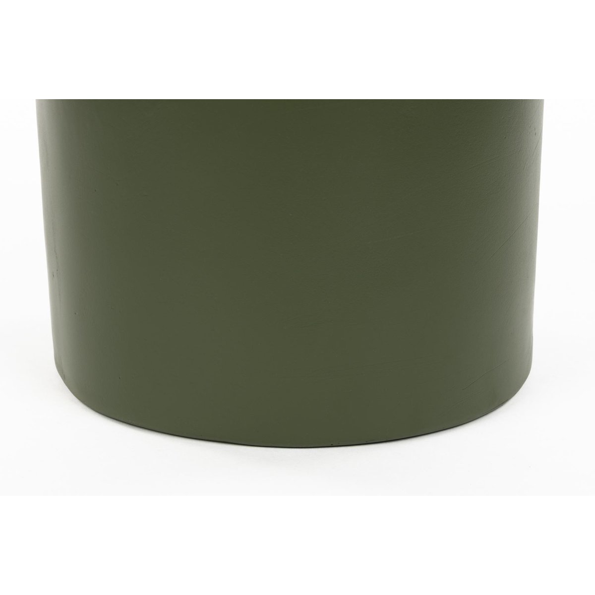 Table d'appoint ronde en béton, L.30 vert, BOITE A DESIGN