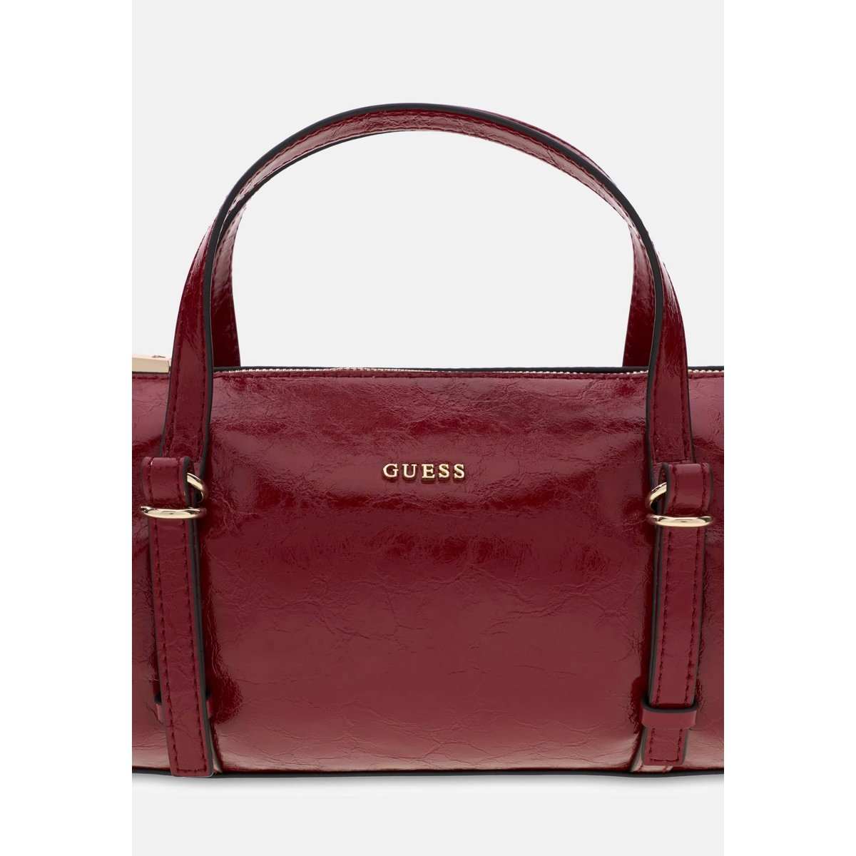 Taylor Mini Barrel Satchel rouge, GUESS