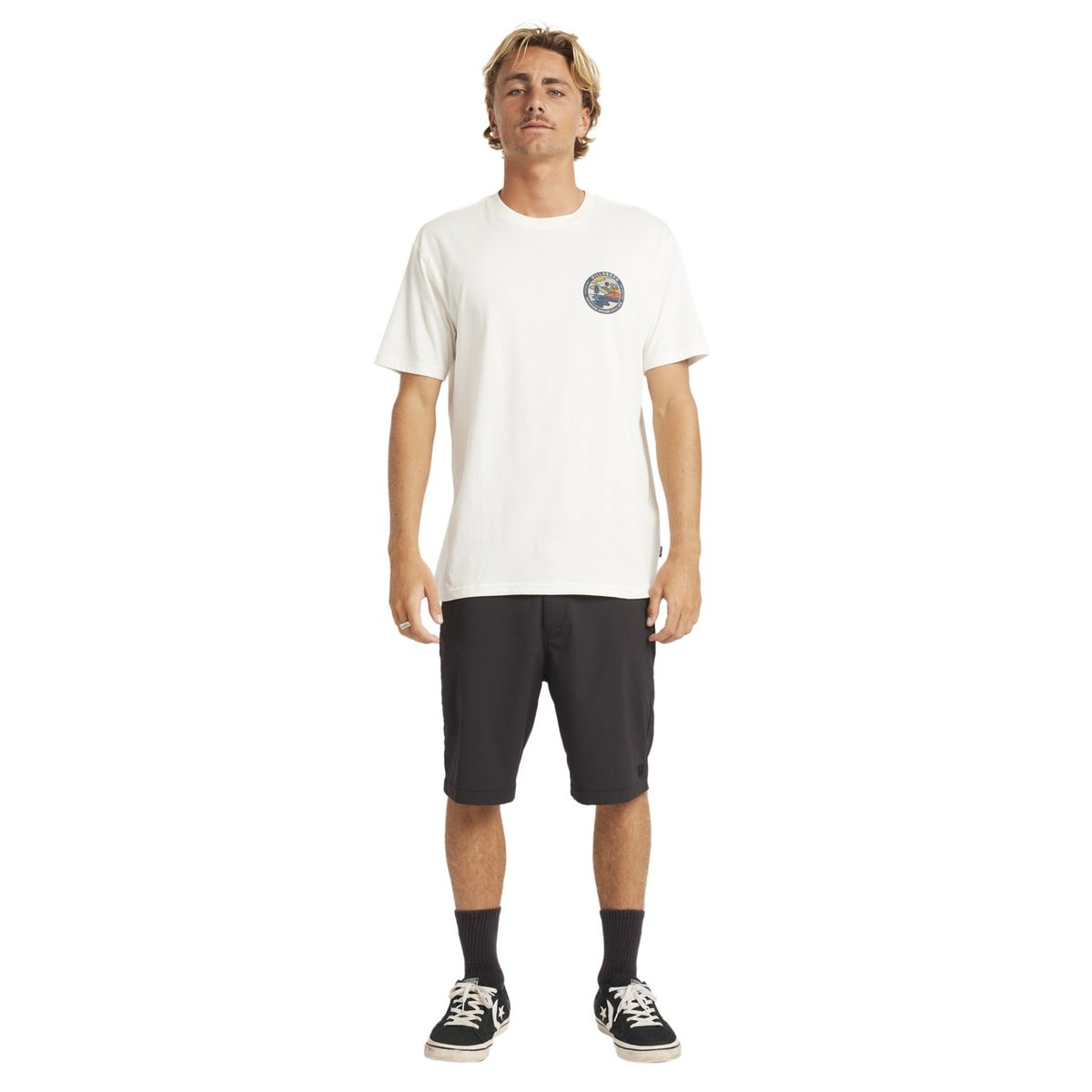T shirt manches courtes ROCKIES A/DIV blanc off white, BILLABONG