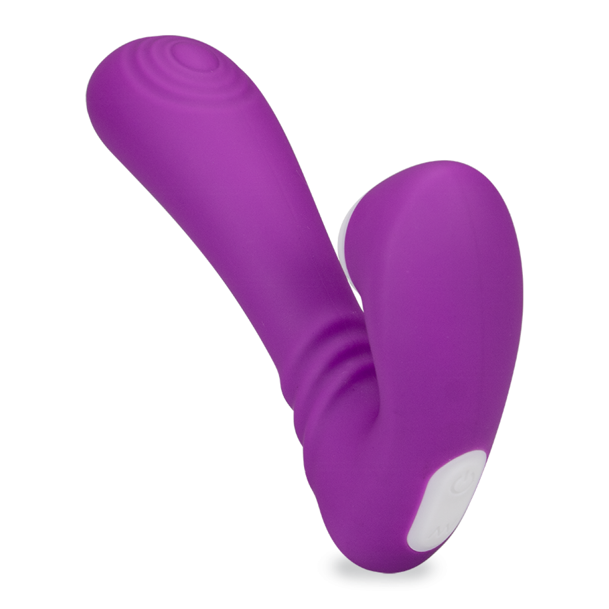 Stimulateur clitoridien et point G télécommandé Gray violet, LOVE AND VIBES