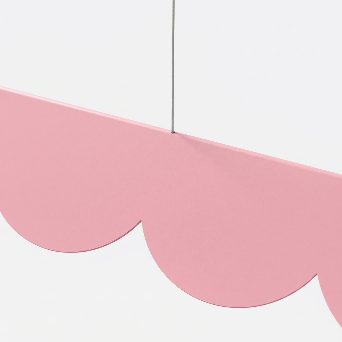 Suspension Aluminium Rose LED 1 Biscuit rose, EDEN