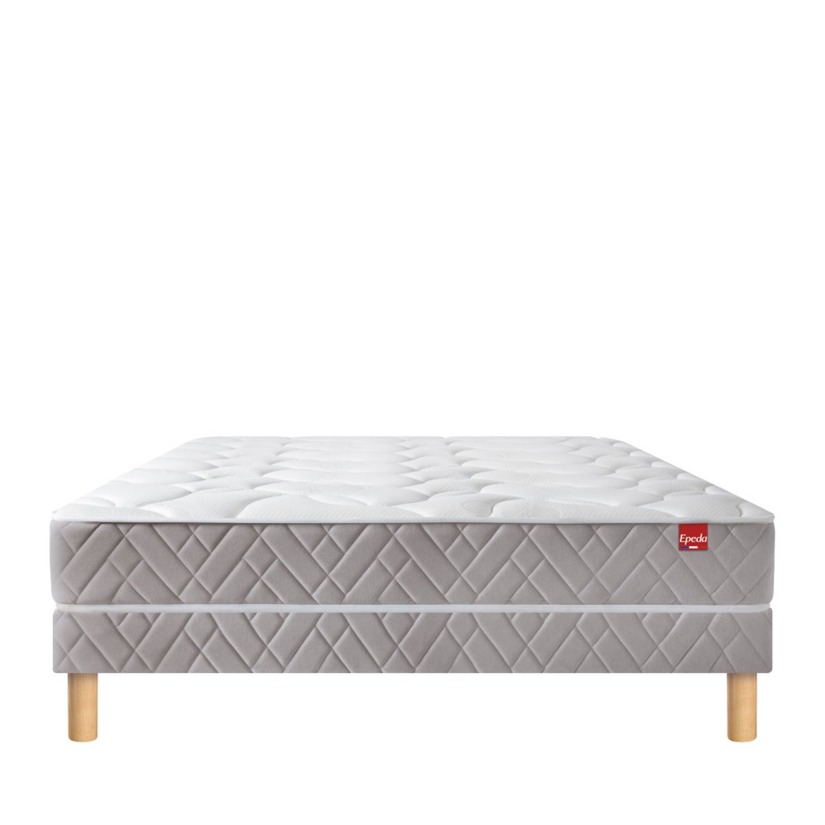 Matelas à ressorts, accueil équilibré- MUSE 3 blanc, EPEDA