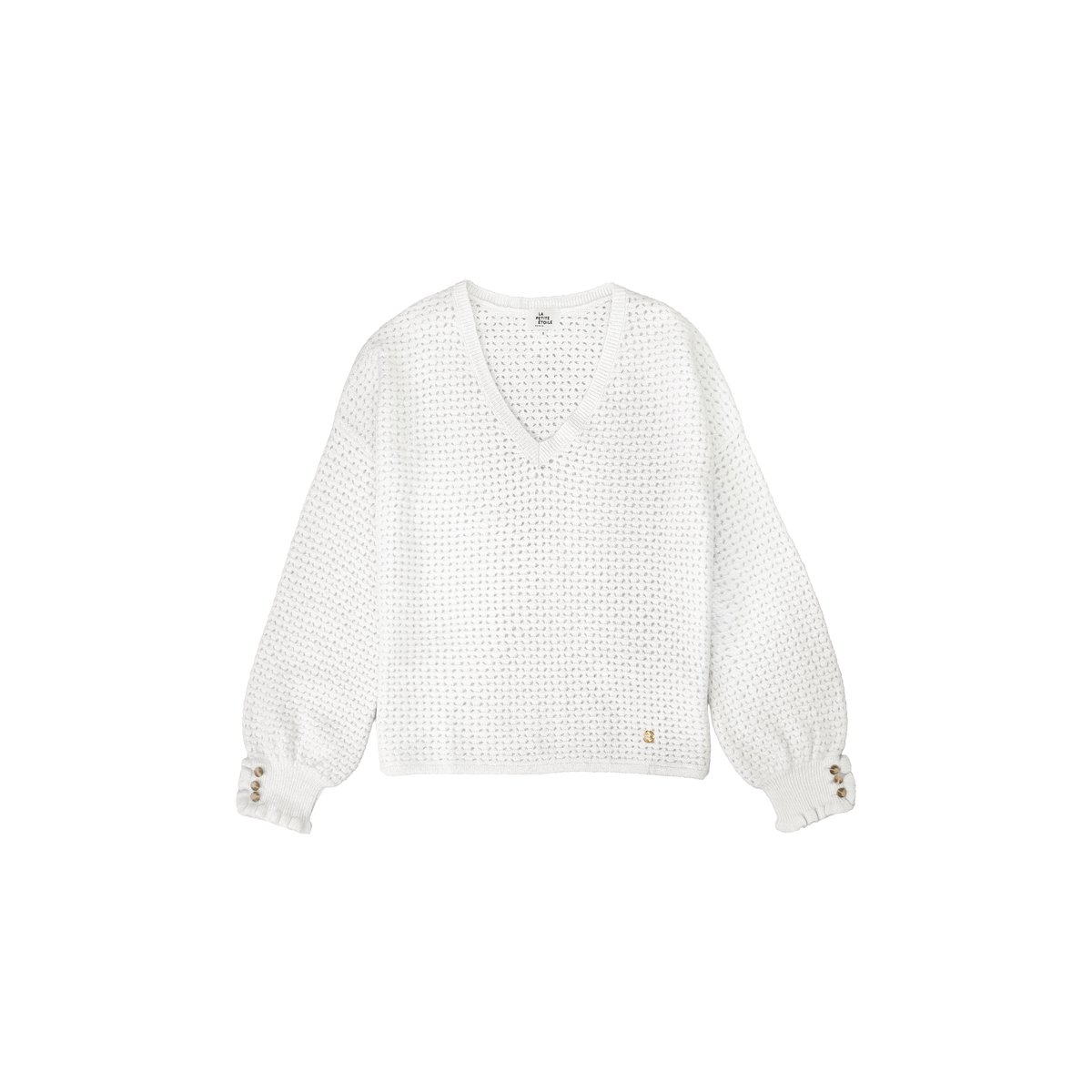 pull uni MANDINE 11-ecru, LA PETITE ETOILE