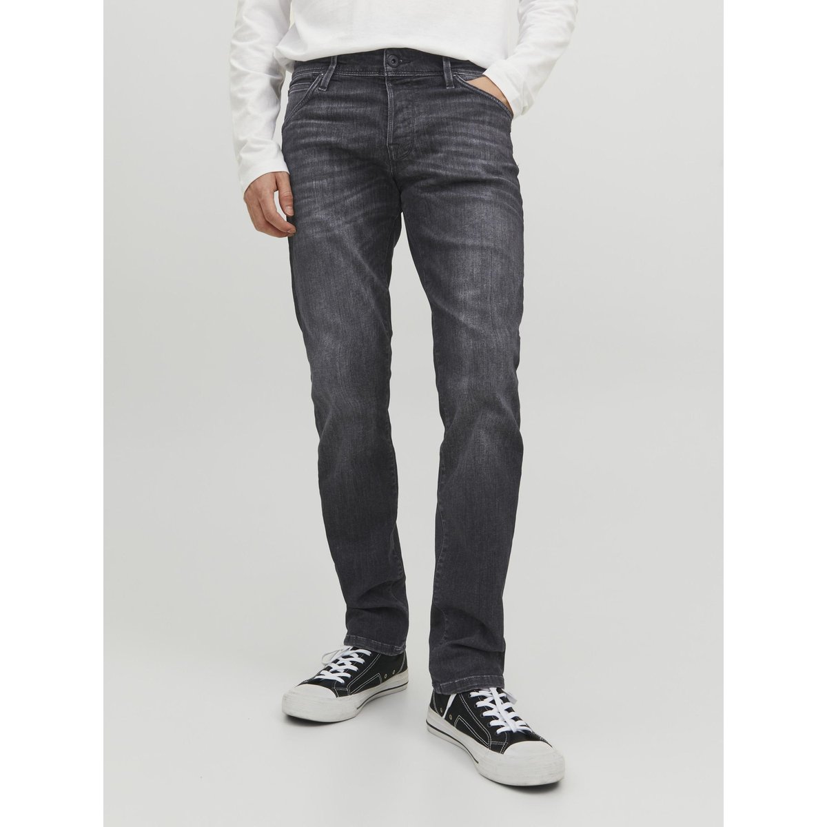 Jean Slim black denim, JACK & JONES