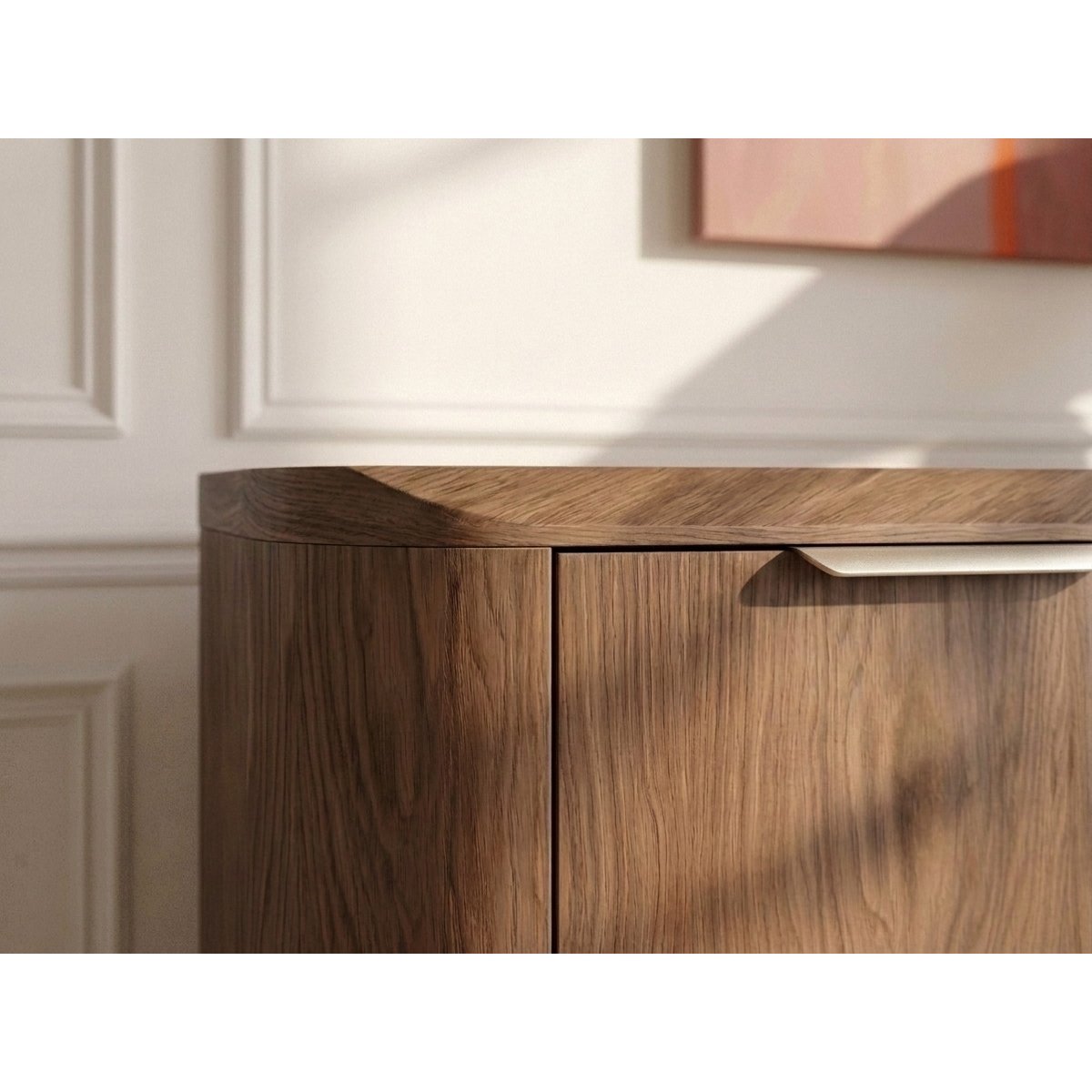 Buffet bas en 3 portes 179 cm, MAZARGUES marron foncé, BOBOCHIC