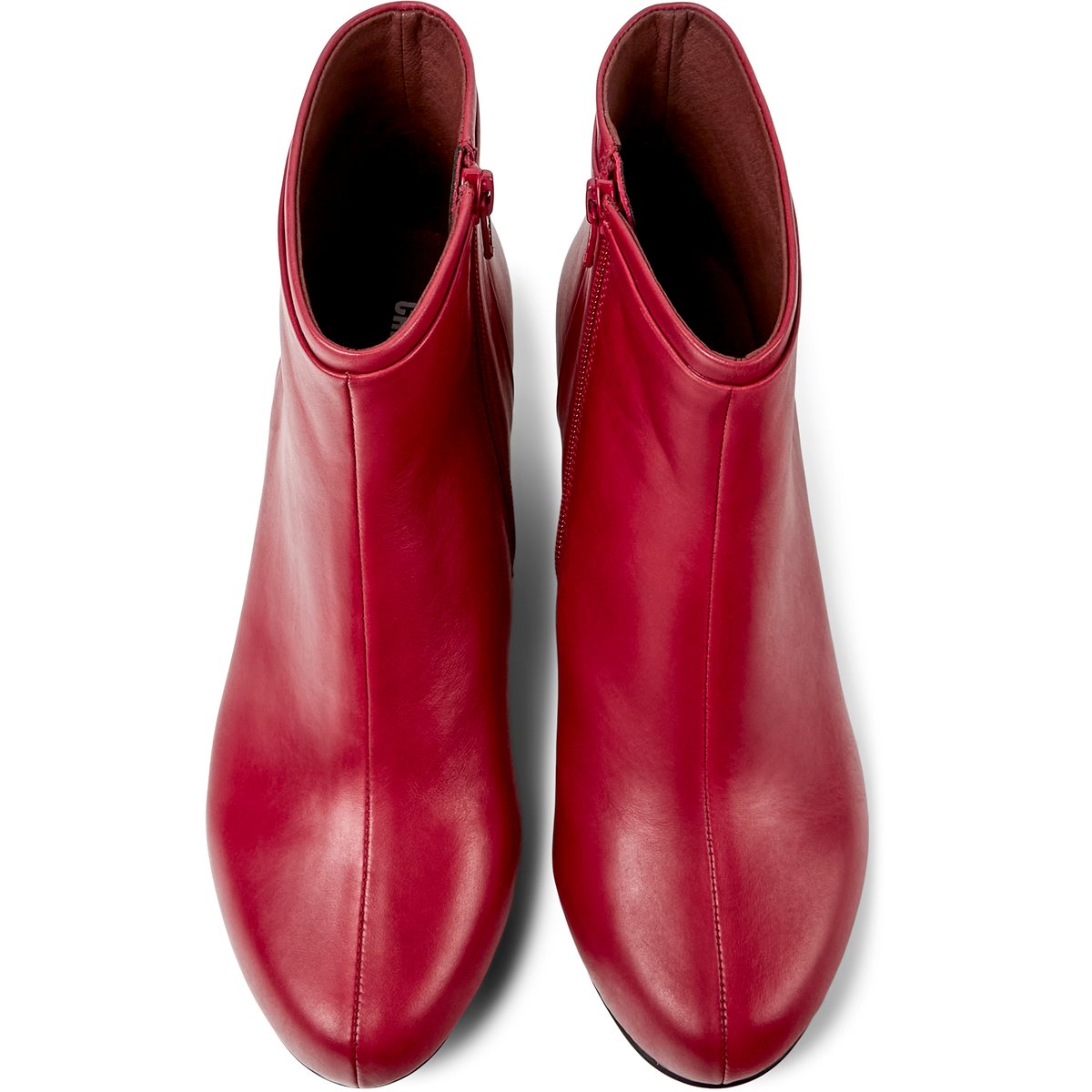 Bottines Helena Cuir rouge, CAMPER