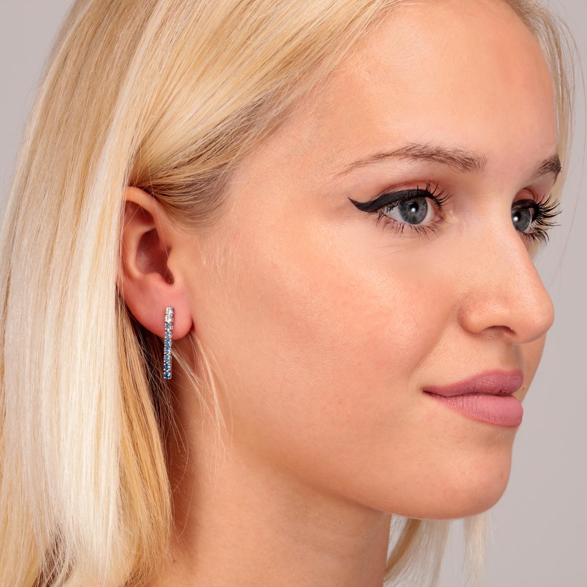 Boucles D'oreilles En Argent 925 Aurora argent, BLUESPIRIT