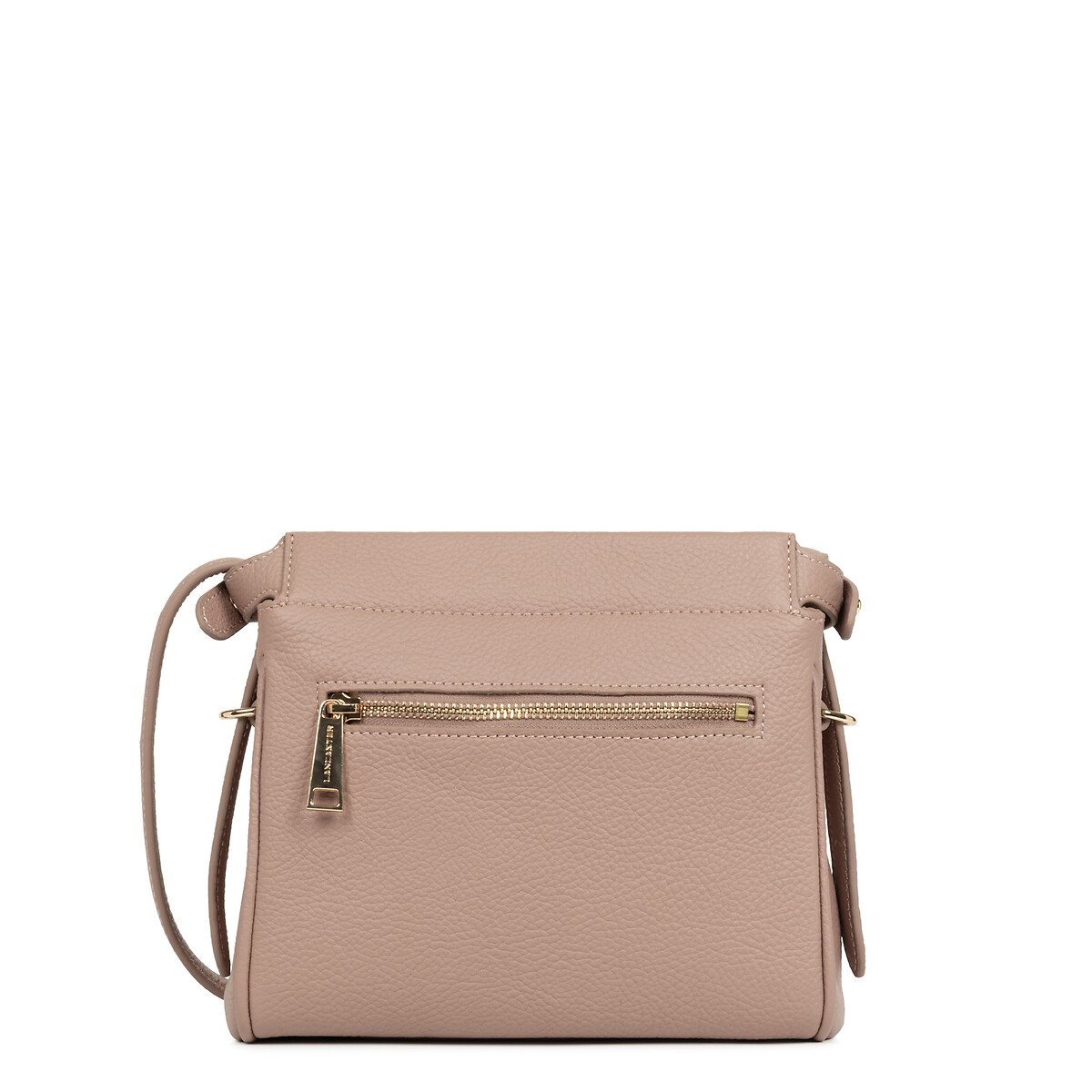 Sac trotteur avec fermoir S en cuir, LADY ROMY nude, LANCASTER