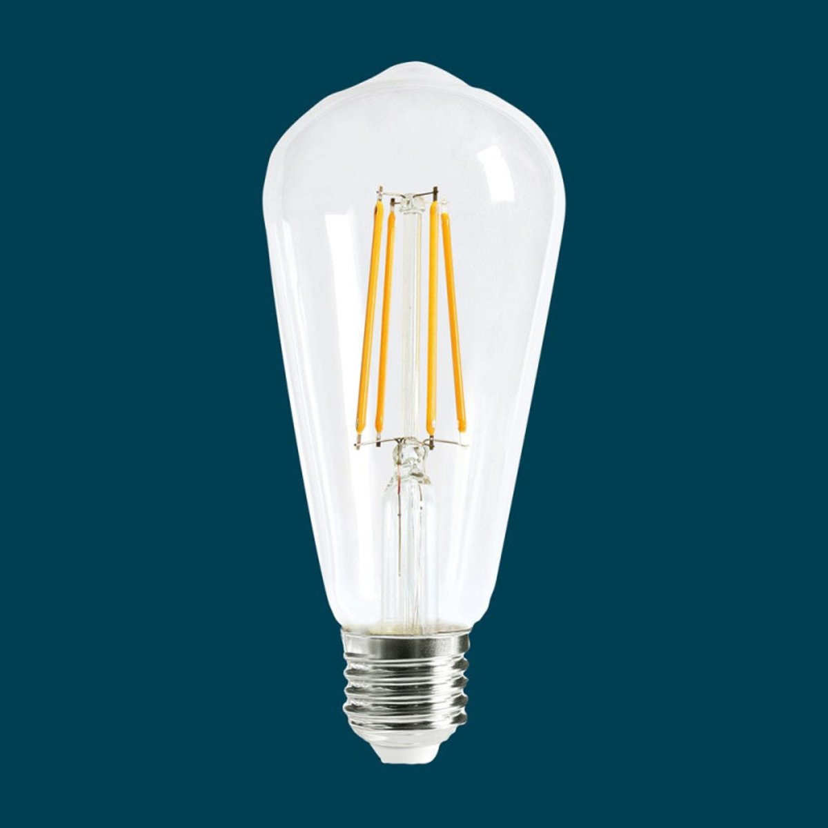Ampoule Led E27 Edison Filament 8W transparent, MILLUMINE