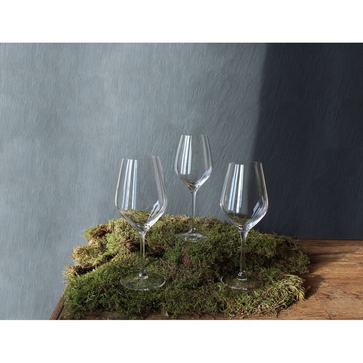 Lot de 6 verres à pieds 25cl, ZENITH transparent, OGO LIVING